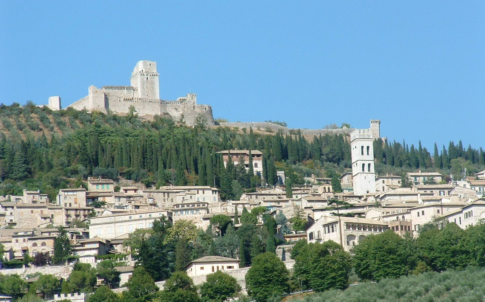 Der Altstadt von Assisi