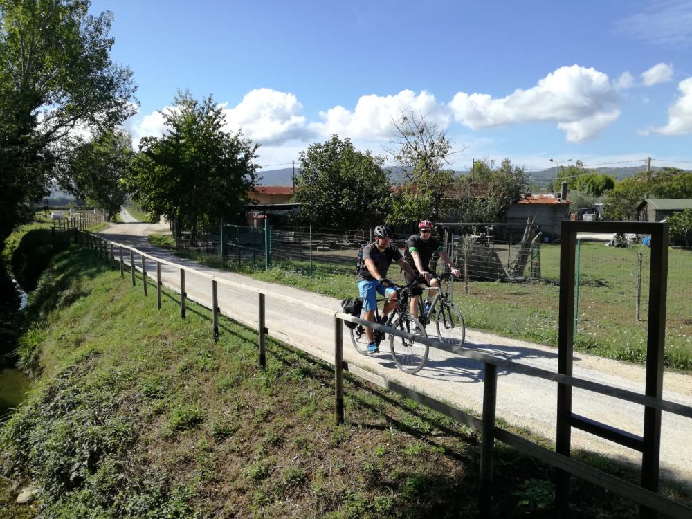 Radfahren radweg Assisi Spoleto