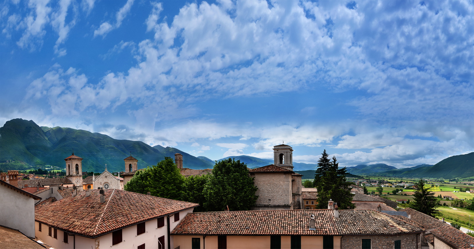 view from hotel Norcia